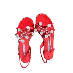 Manolo Blahnik bejeweled sandals Brand new